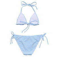 Seaside Gingham Charm Triangle Bikini