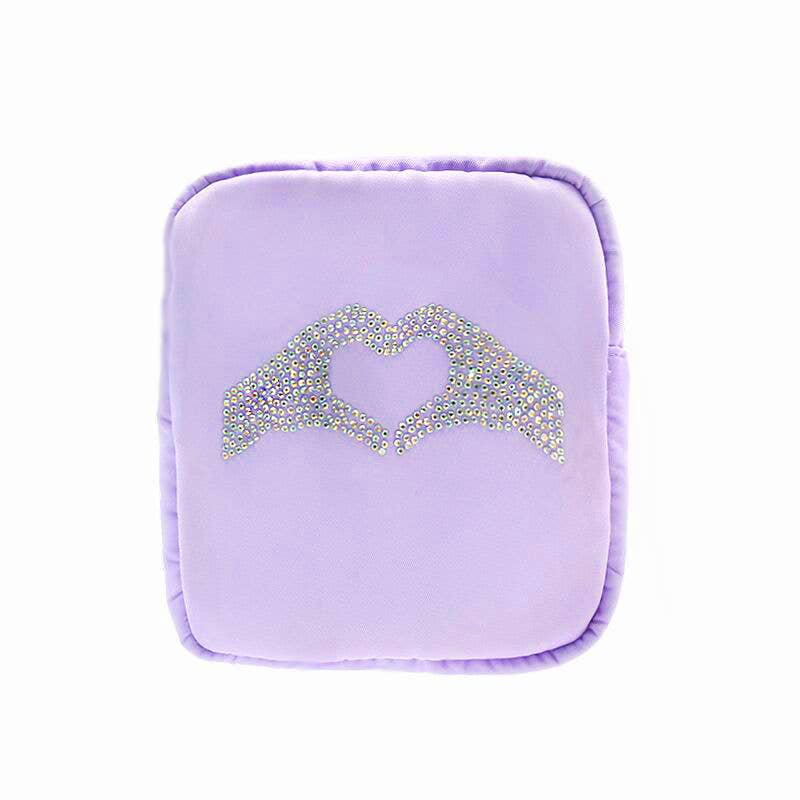 Heart Hands Cosmetic Bag