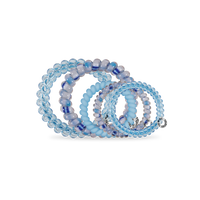 Spiral Hair Coils | Mix Pack | Blue Lagoon