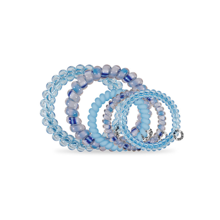 Spiral Hair Coils | Mix Pack | Blue Lagoon