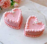 Heart Shaped Cake Candle