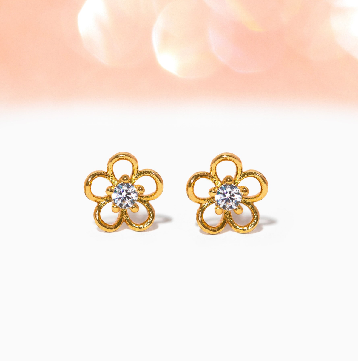 Teeny Tiny Flower Studs