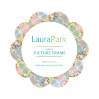 Brooks Avenue Scalloped Round Acrylic Picture Frame