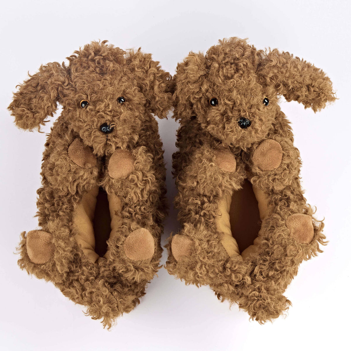 Coco the Doodle Plush Slippers