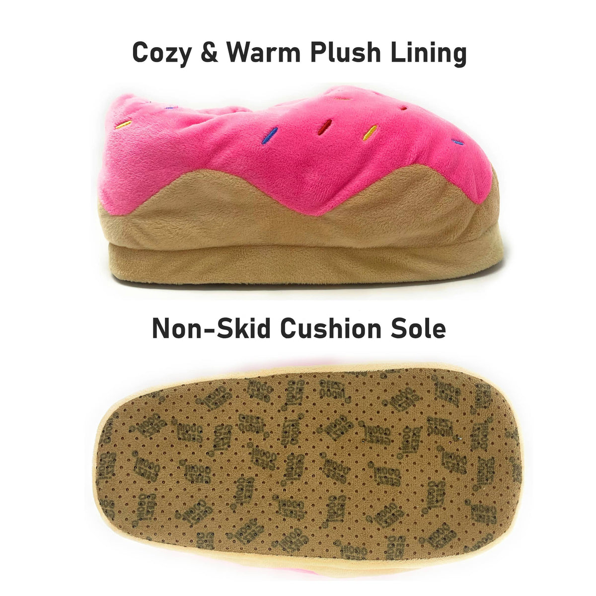 Donut Judge Me Plush Slippers