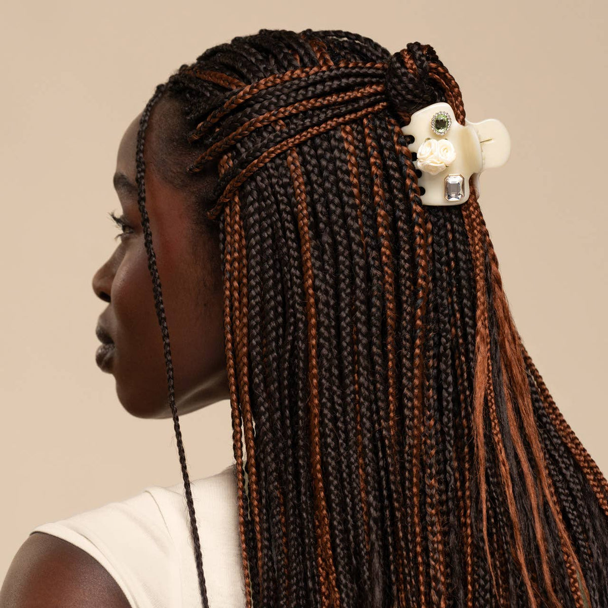 KitschPop™️ Cloud Clip 7pc Set Vintage - Pearlized Cream