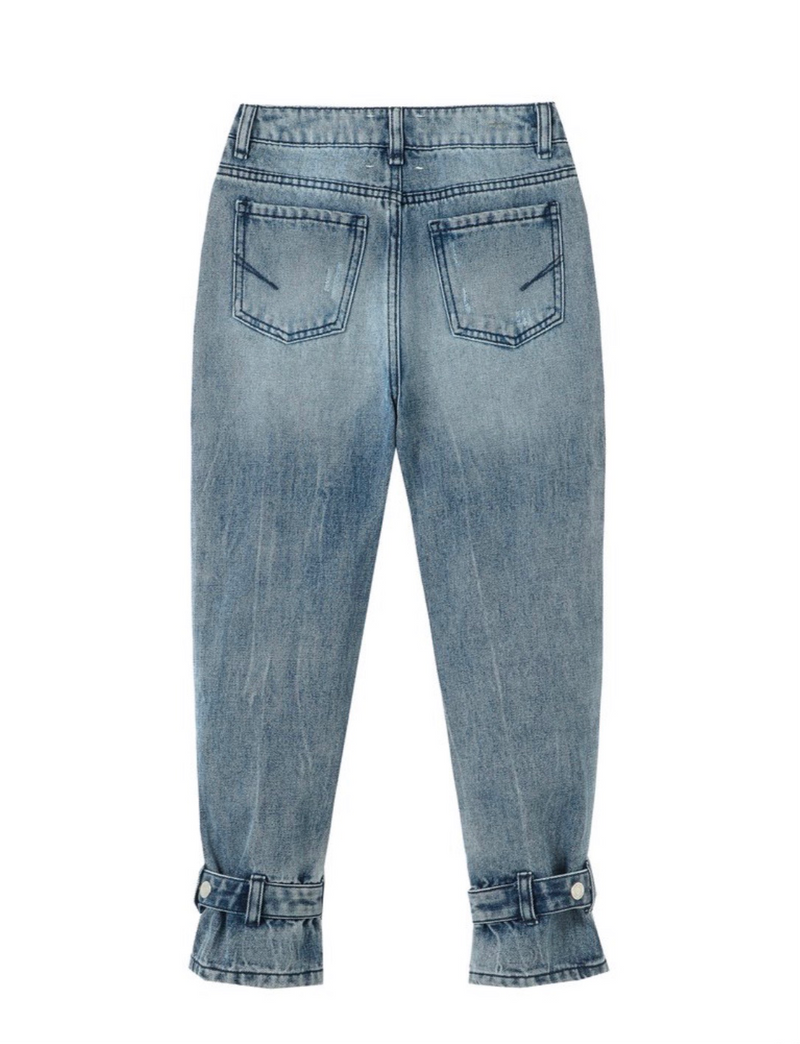 Adyson Belted Wide Leg Jeans