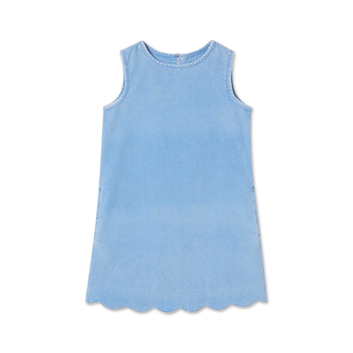 Washed Cord Piper Scallop Dress