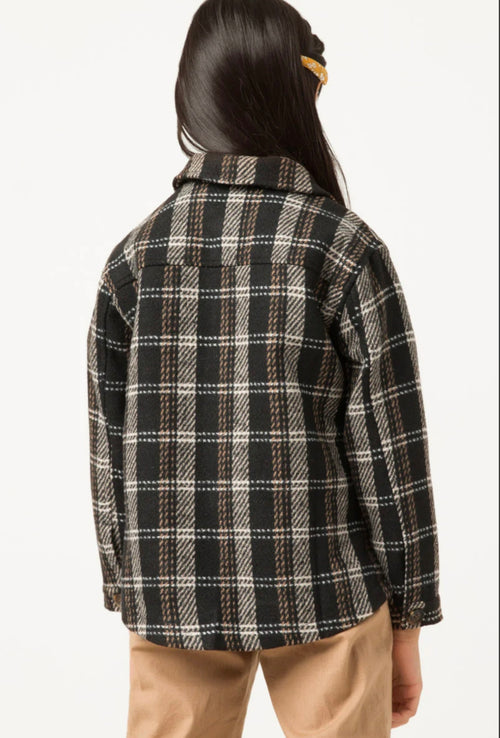 Heavy Plaid Patch Shacket