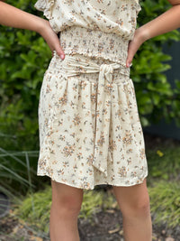 Floral Print Skirt