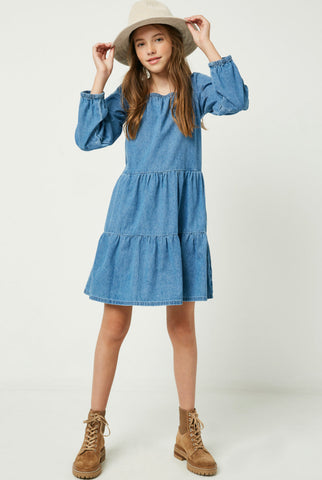 Miss Behave Puff Sleeves Ruched Dress