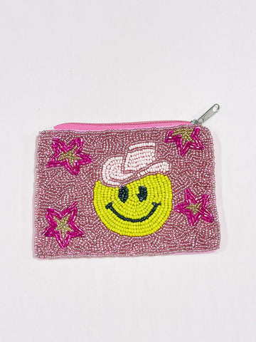 Smiley Flower Bead Bag