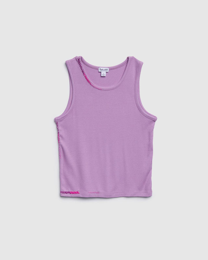 Lavender Stitch Tank